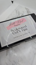 Load image into Gallery viewer, Sculptured Gel X Tips - Medium Coffin