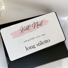 Load image into Gallery viewer, Long Stiletto-soft gel full cover tips