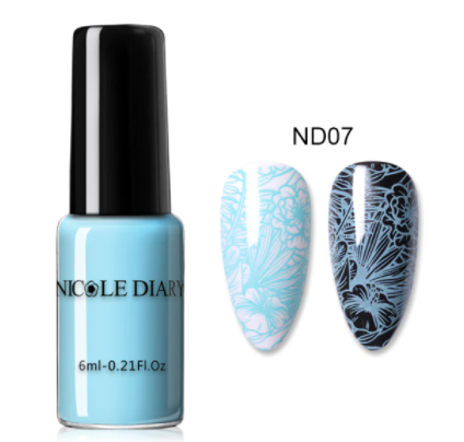 Stamping Polish - Light Blue