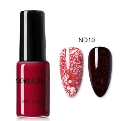 Stamping Polish - Red